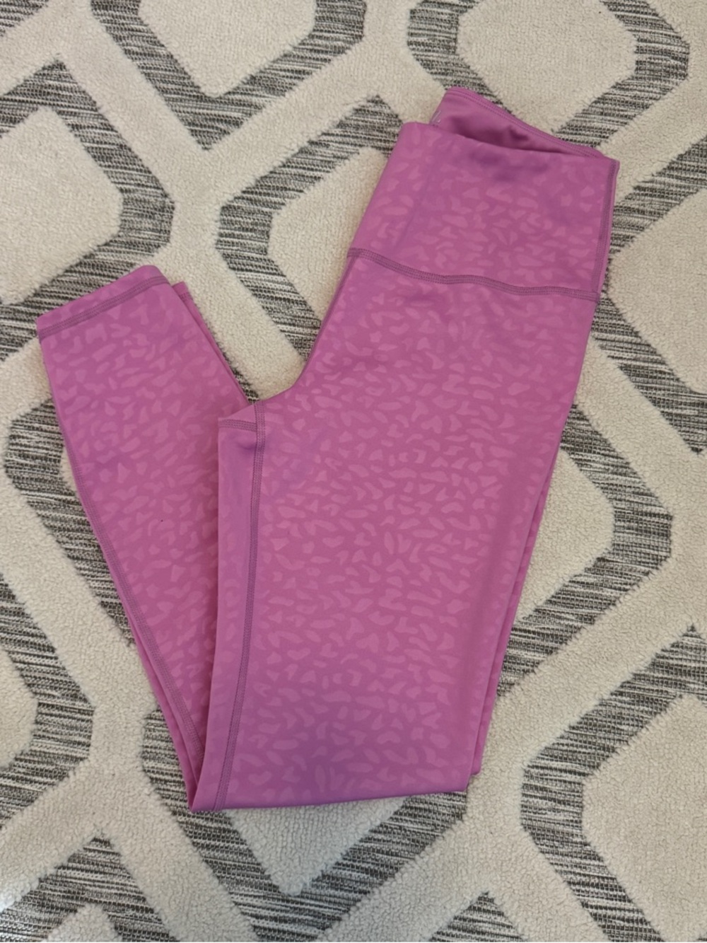 Pink leopard leggings